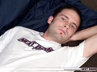 Dishy amateur Seth showing off his irresistibly big cock from all angles