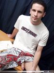 Dishy amateur Seth showing off his irresistibly big cock from all angles