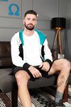 Inked brunette Chris Damned screws feminine gay twunk Kian Kane's tight ass
