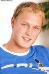 Tall gay blonde Jakub showing off his hot tanned body & uncut