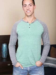 Sexy gay model Kenneth unveils his cute body, jerks off and shows