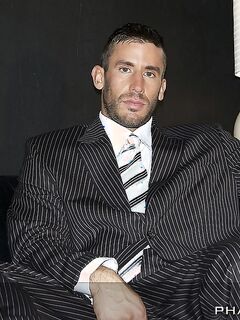 Gay businessmen having intense doggystyle sex after long day at work