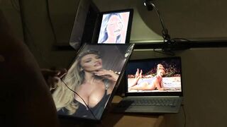 Massive 3 day Cum Tribute splattered on Candice Swanepoel 5