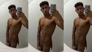 Very sexy latin black twunk with a beautiful sexy black cock ready