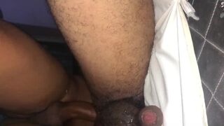 punching the dick