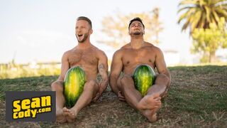 SEAN CODY - Jock Alex Rockham Shows Off His Strength While Jason