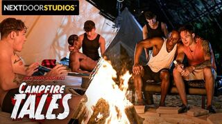 Chocolate Hunk Spitroasted By Hot Stranger & Jock Buddy - NextDoorStudios