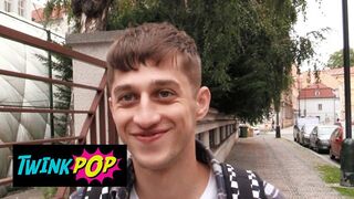TWINKPOP - Young Fast Food Worker Hooks Up With A Horny Guy