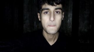 Play with cum in mouth after cruising - swallowing stranger cum