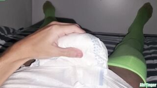 ABDL Nappy Huge Cumshot