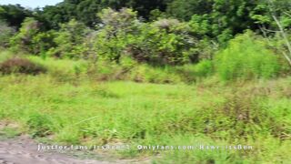 Barley Legal TEEN TWUNK first time piss video on the side of