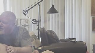 Jerking in front of StepDad