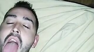 Hunk Latin Amateur Blowjob