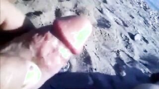 Beach Wankers Caught on Cam