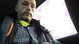 Wanking in the Car
