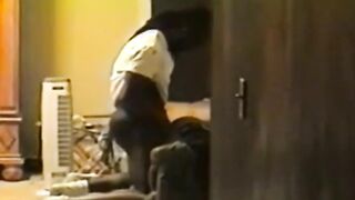 Black Amateur Spanks His Best Fan Hard