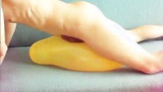 Twink Humps Yellow Balloon to Cum
