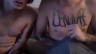 Twink Twins Masturbating on Webcam