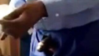 Mature Congolese Minister Daddy Barebacks His Assistant