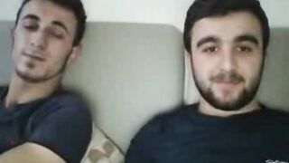 Big-Cock Turkish Daddies Masturbating on Cam
