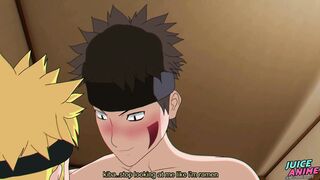 Kiba wants Naruto to admit he's the hottest Ninja... bara yaoi