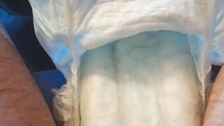 Boytoy arrives in his full nappy