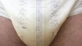 Wet and warm nappy