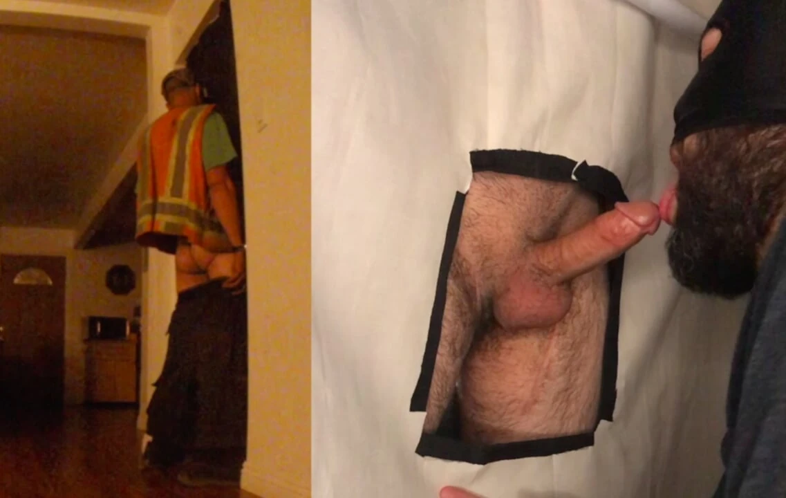 Str8 latin construction worker feeds me a load