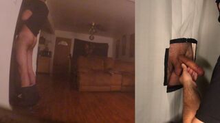Sucking Straight Latin dick at my glory hole