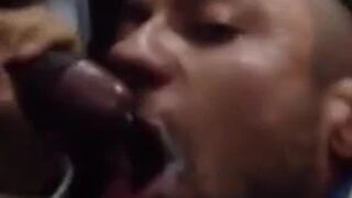 Latin Sucking BBC At Gloryhole