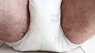 Filling my nappy with piss over the couse of a day and