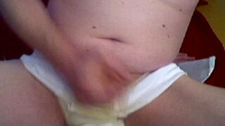 Nappy Pee and cum