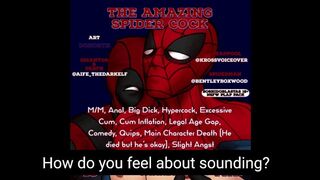 Deadpool gets fucked by Spiderman's gigantic dick