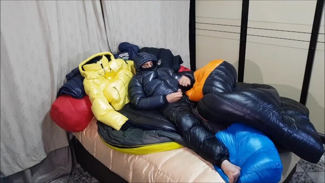 Cum my Sleepingbag down