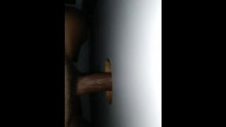 Swallow latino jizz Glory hole