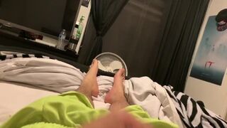 Stroking my Mexican Cock
