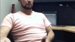 Big-Cocked Amateur Jerks Off