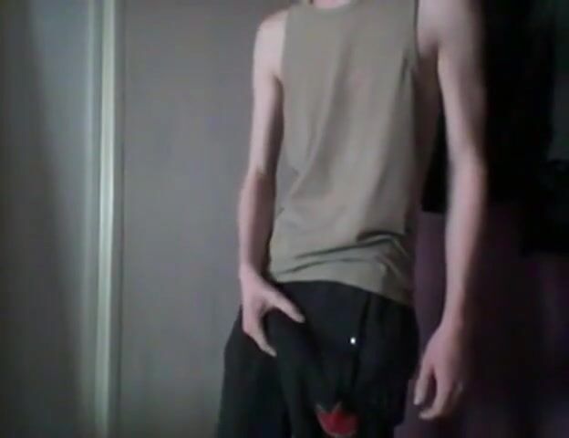 Skinny Twink Plays with a Huge Sex Toy