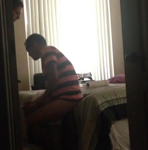 Twink Sucks Latino Clean After Interracial Bareback