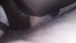 Black Guy Takes Huge White Dick Bareback