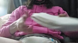 Pup changes nappy