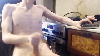 Muscular Hunk's Solo Show