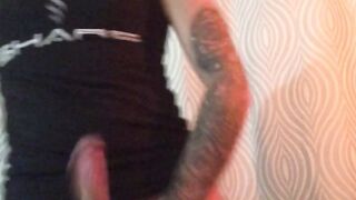 Bray Love Eats Cum out of martini glass