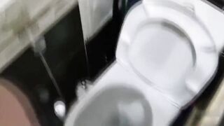 Amateur's Painful Anal Sex with Toy on Sofa