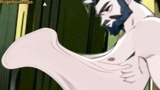 Centaur with Monster Dick Barebacks a Muscular Gay in the Woods All