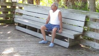 Mature Gay Couple Has Interracial Bareback Sex Outdoors