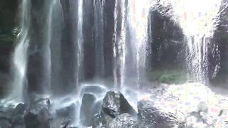 Japanese Grandpa Strips Outdoors