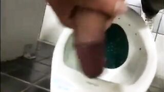 Public Bath Interracial Handjob and Cumming