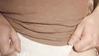 Pissing My Nappy Until It Overflows