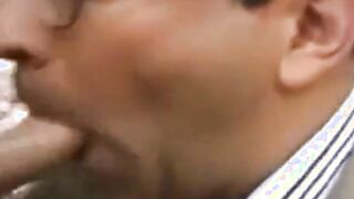 Old Daddies Sucking Outdoors